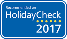 Recommended on HolidayCheck 2017